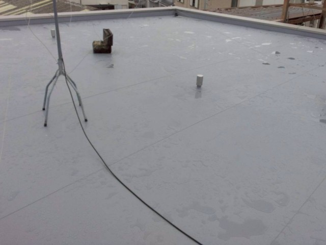 陸屋根　施工後